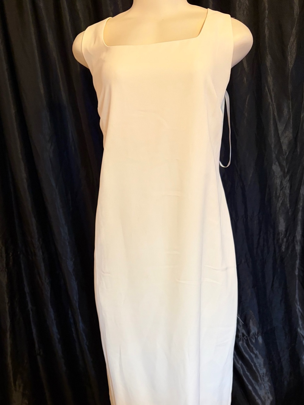 Patra Cream Square-Neck Maxi Dress